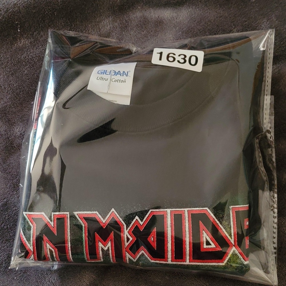 Iron Maiden Shirt Mens Large Black 2016 Tour Band Tee T-Shirt Heavy Metal Rock - Picture 11 of 11
